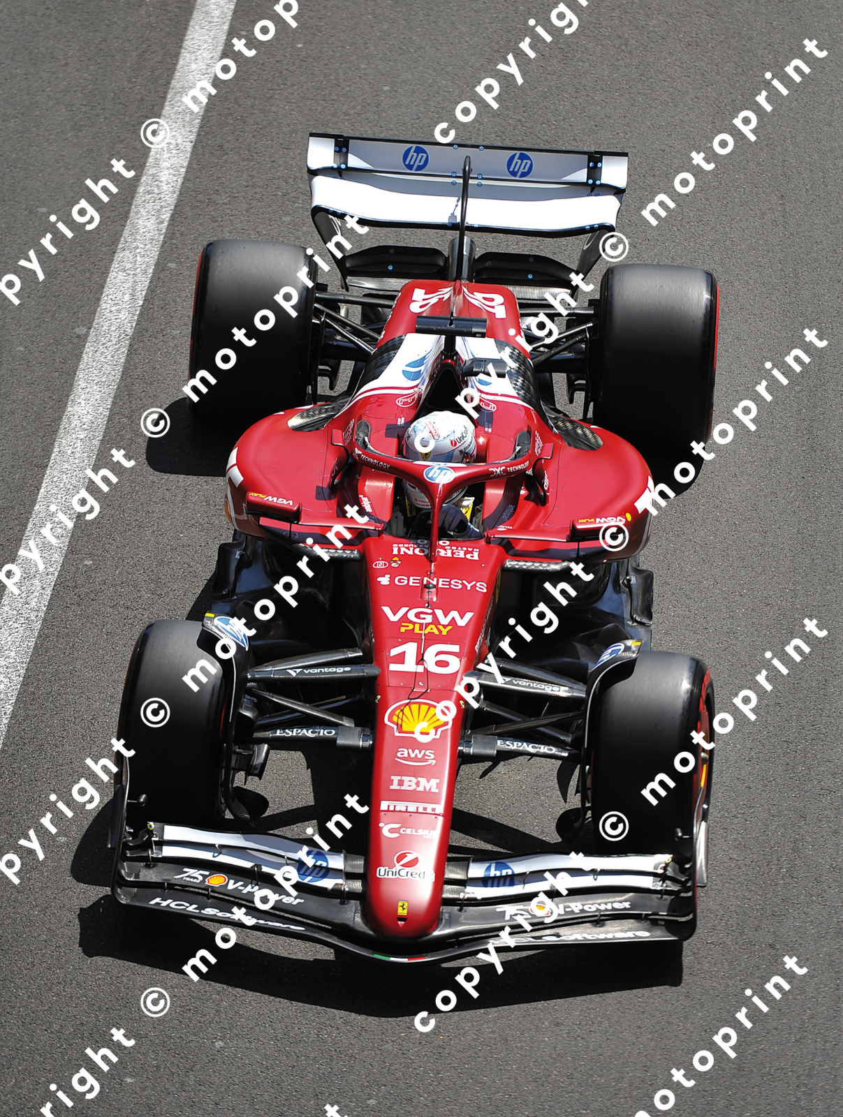 2025 C.Leclerc Ferrari GP Monaco (courtesy Paolo D'Alessio)