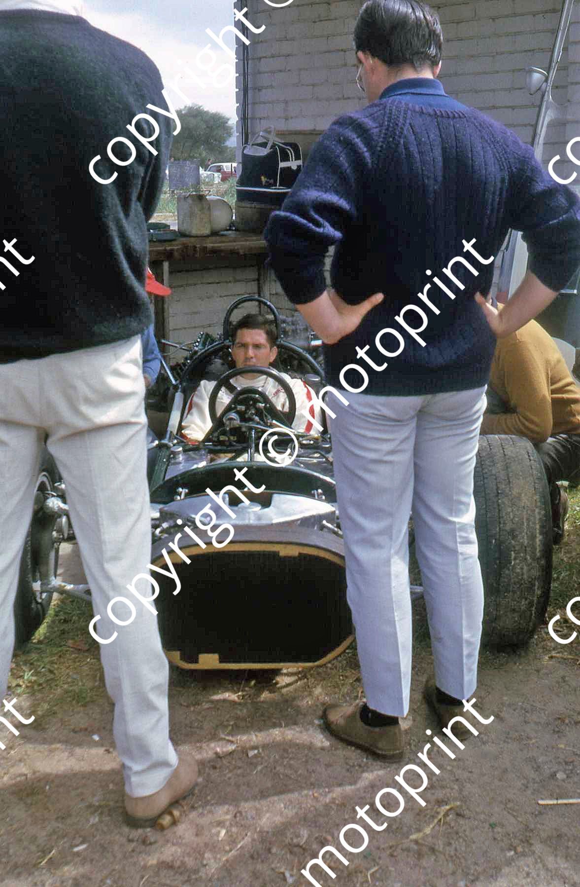 Van Rooyen in cockpit Tasman Cooper