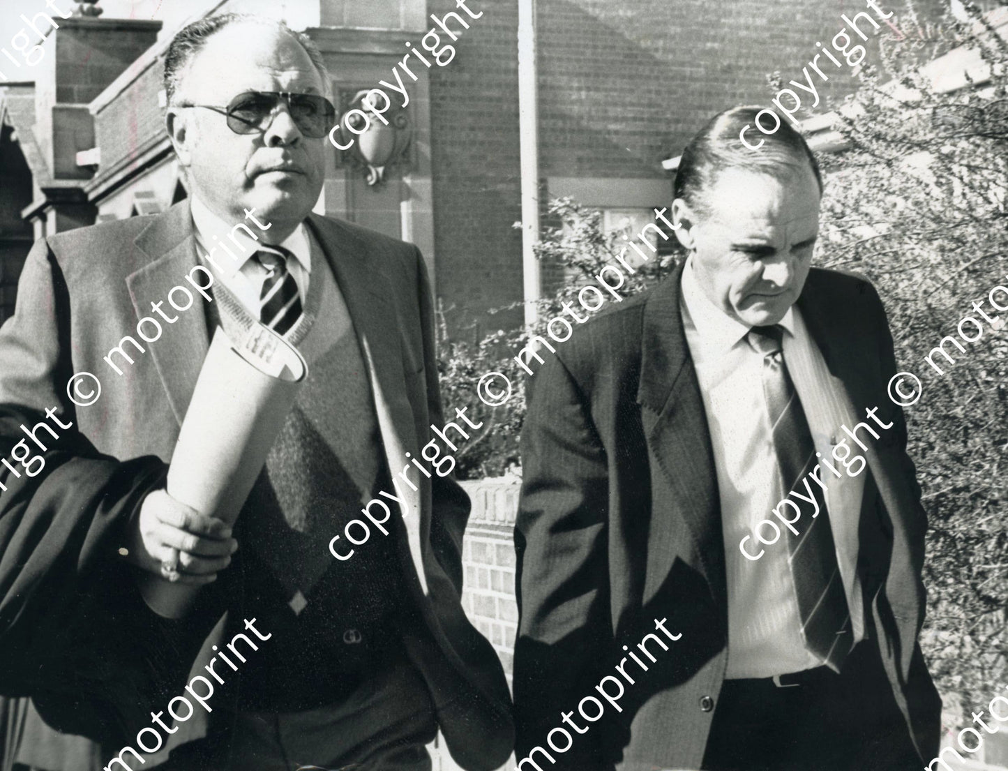 Willie Hepburn and attorney, 1990 Germiston court appearance 205
