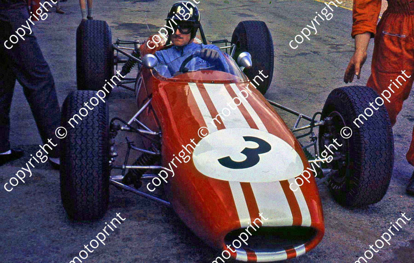 a 104 1964 Rand GP winner G Hill Brabham BRM BT11 close up pits  (thanks Stuart Falconer)