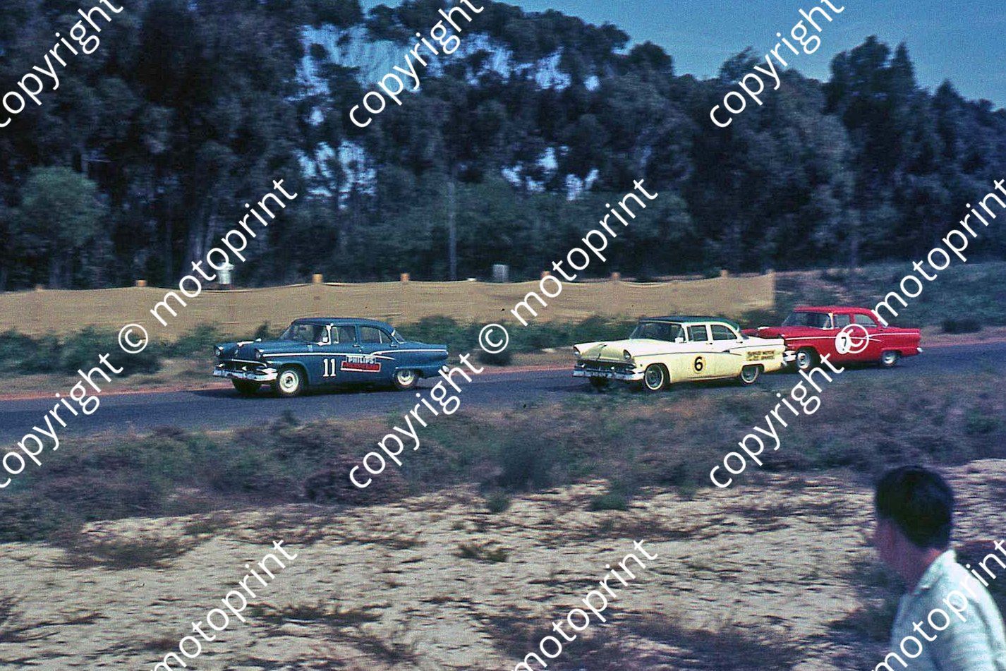 a 118 1965 Killarney Fords #11 Ray Walker_ _ #6 Ernie Toss_ # 7 Fred Wilson cropped