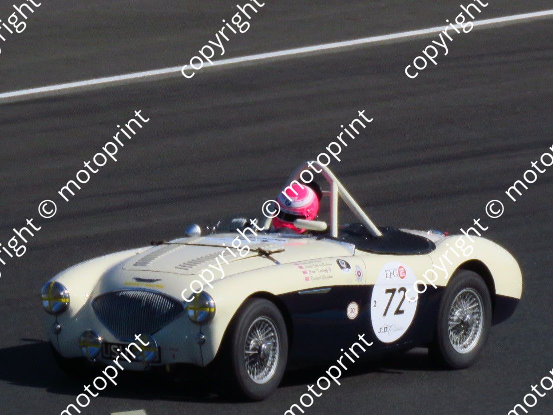 grid 2 72 Austin Healey 100M Graham, Asher Robson, Sam Tordoff, Richard Woolmer race pm (15)