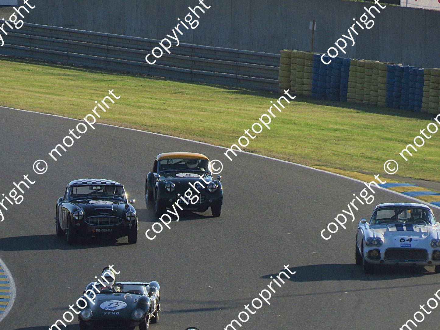 grid 3 15 Tojeiro Climax, 64 Chev Corvette, 26 Austin Healey, 8 TR3 (31)