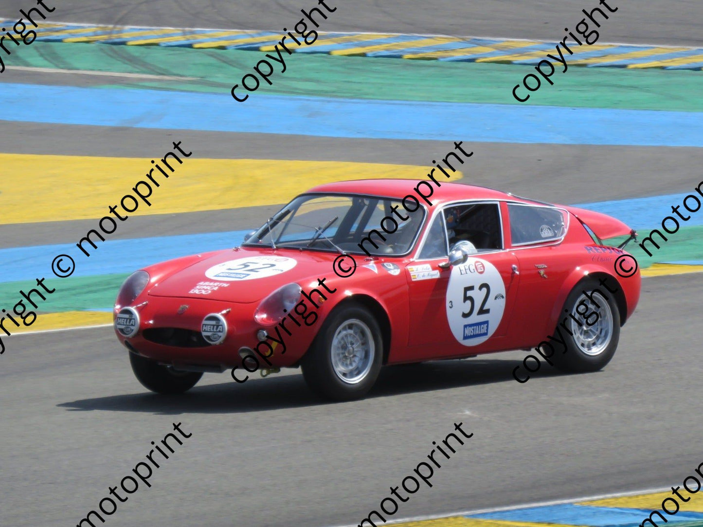 grid 3 52 Abarth Simca Luis Delso, Carlos de Miguel, Javier Revenga, Fransisco Serrano prac(1)