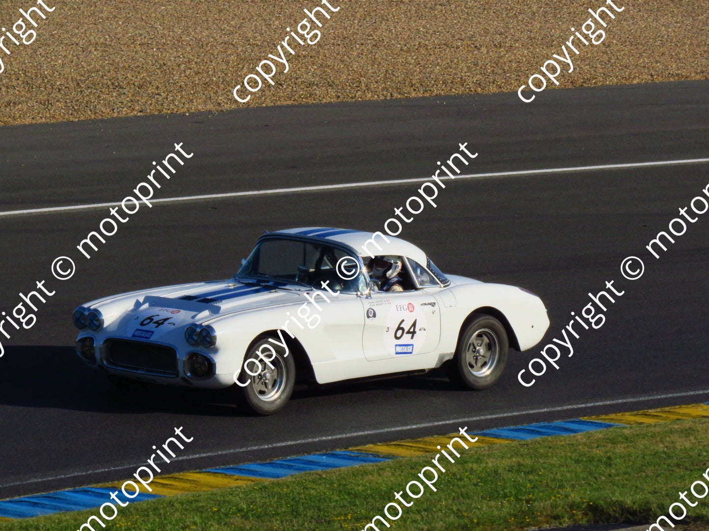 grid 3 64 Chev Corvette C1 Vincent Gleyze, Olivier Monot Sat pm (36)