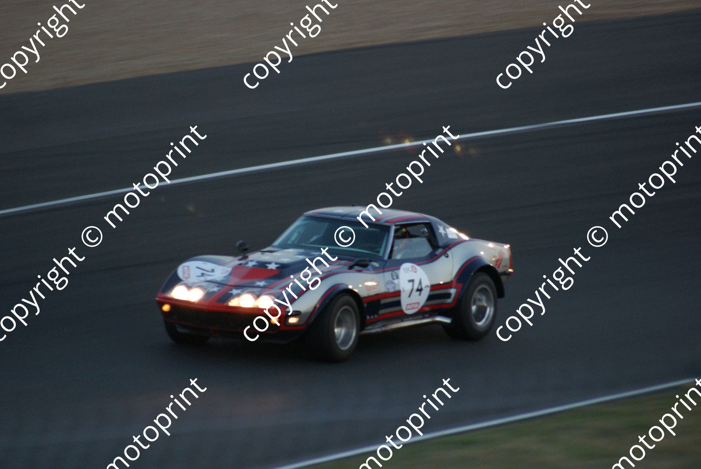 grid 5 74 Chev Corvette C3 Amanda Hennessy, Robert Dubler, Hand Hauser, Christian Schober Sat evening (39)