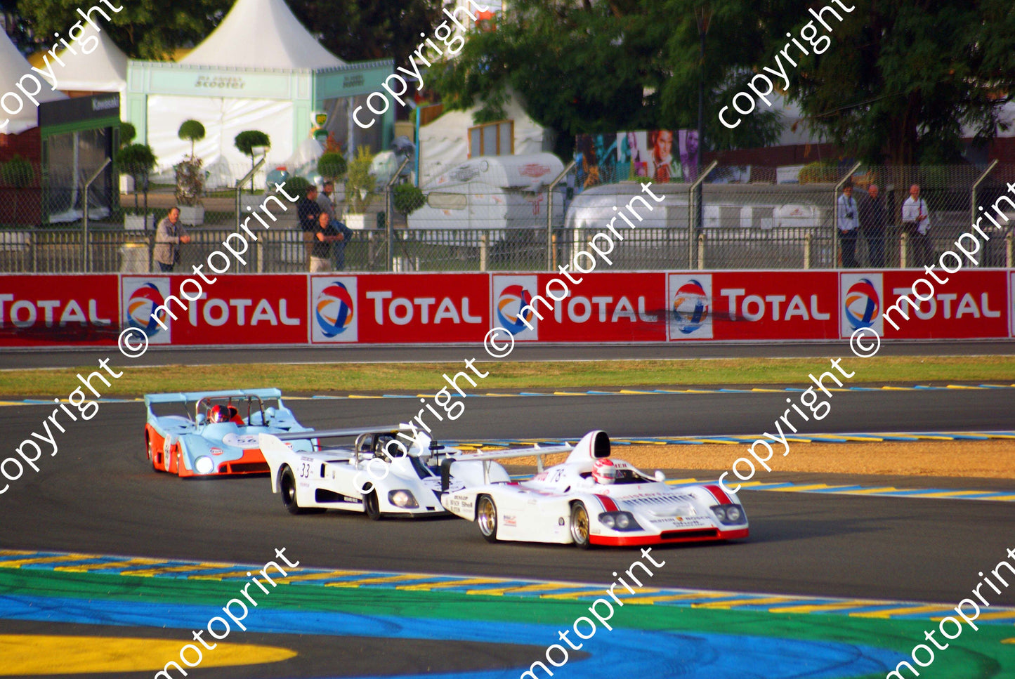 grid 6 78 Porsche 936-78 Marco Werner 1st , 33 Lola T286 Dominique Guenat 56 Gulf Mirage Chris MacAllister am (3)