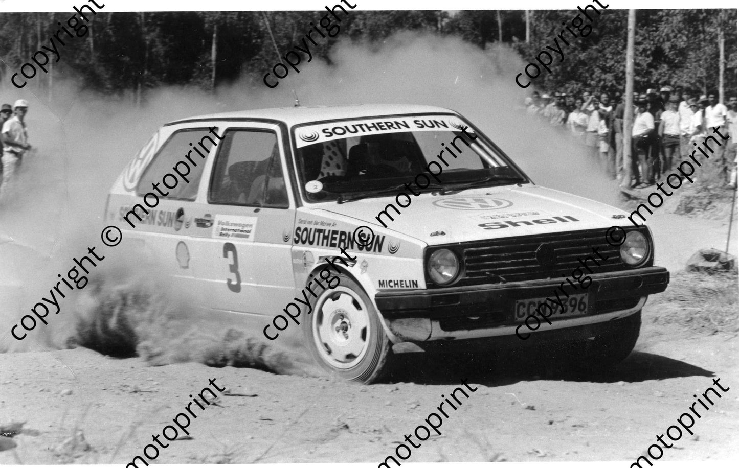 or 1990 VW Intnl vd Merwe Boshoff Golf 16V Synchro 112