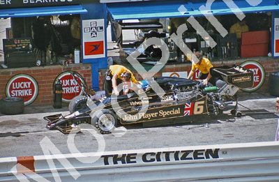 (thanks Stuart Falconer) a 609 1978 SA GP Peterson Lotus 78 JPS16
