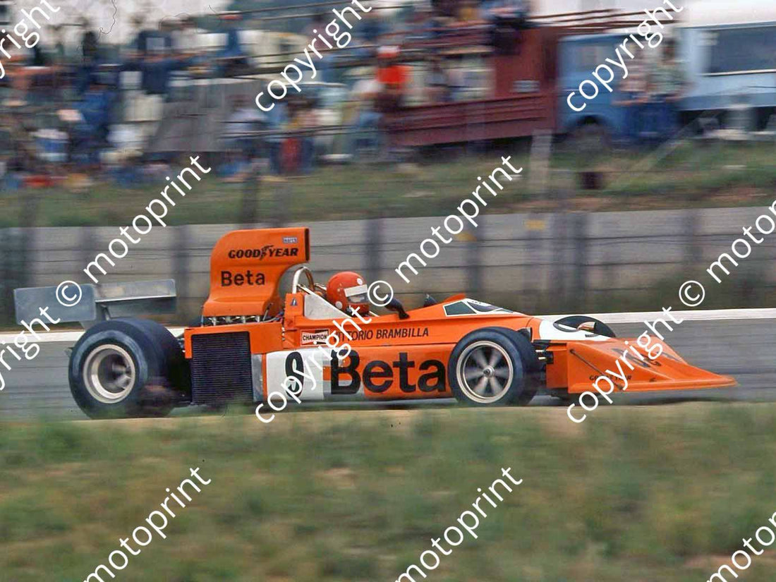 You can never miss that vivid orange Beta livery out on track!