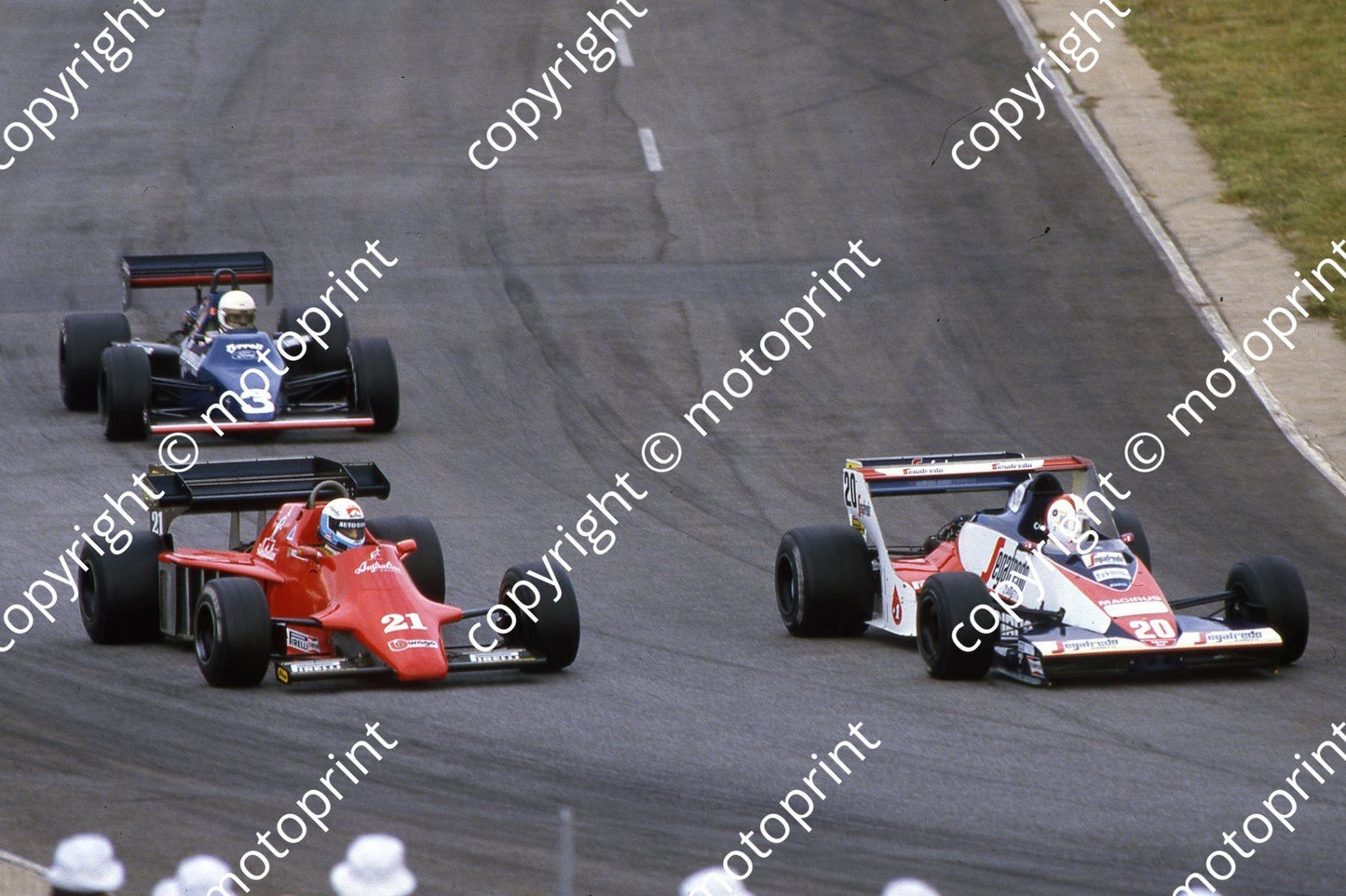 0 group Cecotto, Baldi, Brundle (courtesy Roger Swan) 523