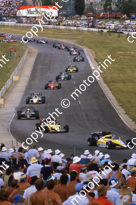 0 group Warwick, Tambay, De Angelis, Laffite, Alboreto, Patrese, Winkelhock (courtesy Roger Swan) 008