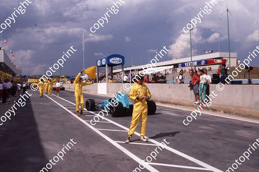 16 Karl Wendlinger March CG911 scan 10x15 cm (courtesy Roger Swan)