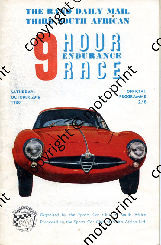 1960 9 hr 001; entry list, map 001