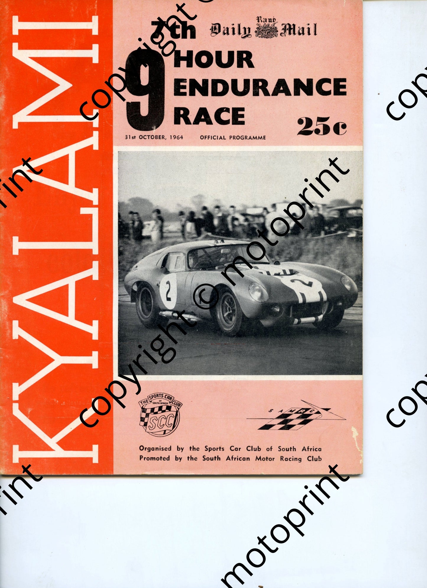 1964 7th 9 Hour 001; entry lists, teams notes 001