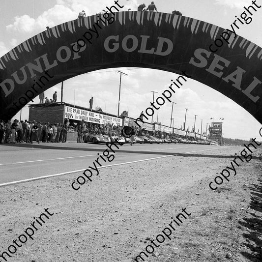 1965 Le Mans start line up  NOTE speccies on bridge (courtesy Ken Stewart) 660