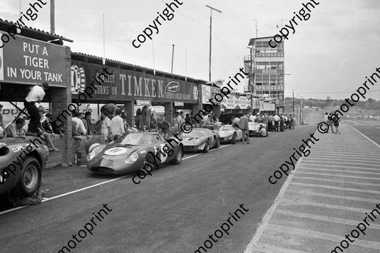 1967 11 Ferrari 250LM Feilding Trevor Blokdyk_ 8 GT40 David Prophet Peter de Klerk_ 4 Mirage jackie Ickx Brian Redman (courtesy Ken Stewart) 297