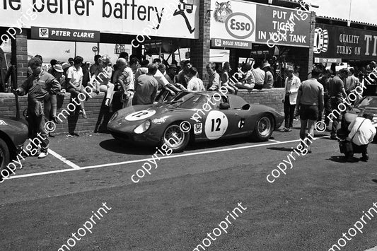 1967 12 Ferrari 250LM Peter Clarke George van Straaten (courtesy Ken Stewart) 268