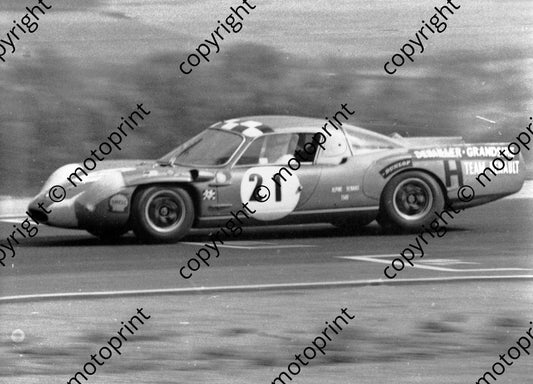 1967 21 P Depailler, H Grandsire Alpine(Malcolm Sampson Motorsport Photography)