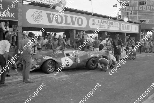 1968 3 Ferrari P3 pit stop David Piper Dick Attwood; note Mirage also in  (courtesy Ken Stewart)(3)
