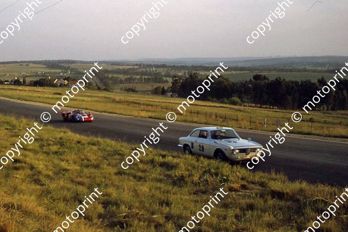 1968 9hr Alfa GT Sprint Cowell Frittelli Alfa T33 Pilette Slotemaker practice (thanks Vito Momo via G Cavalieri)