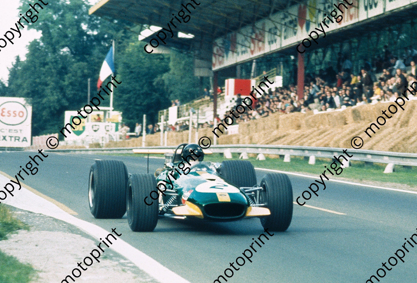 1968 French GP Rouen) Jochen Rindt Brabham Repco BT26