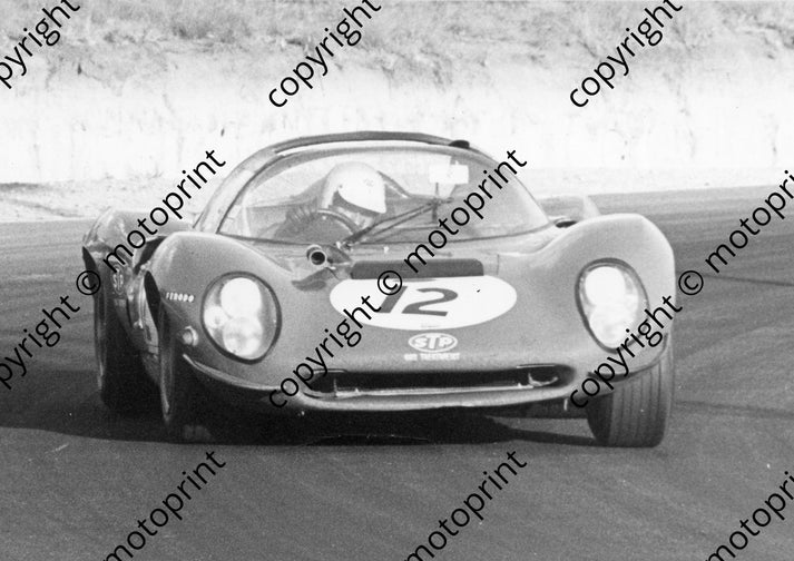 1968 Kya 9 hr 12 Basil van Rooyen, Tony Dean Ferrari Dino (permission ...