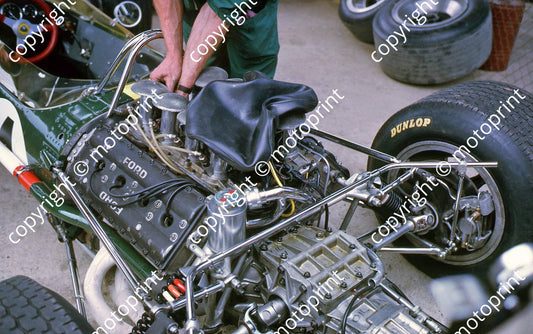 1968 SA GP Lotus 49 eng, gearbox Jim Clark car note Dunlop car raced Firestone (thanks Vito Momo via G Cavalieri)  089