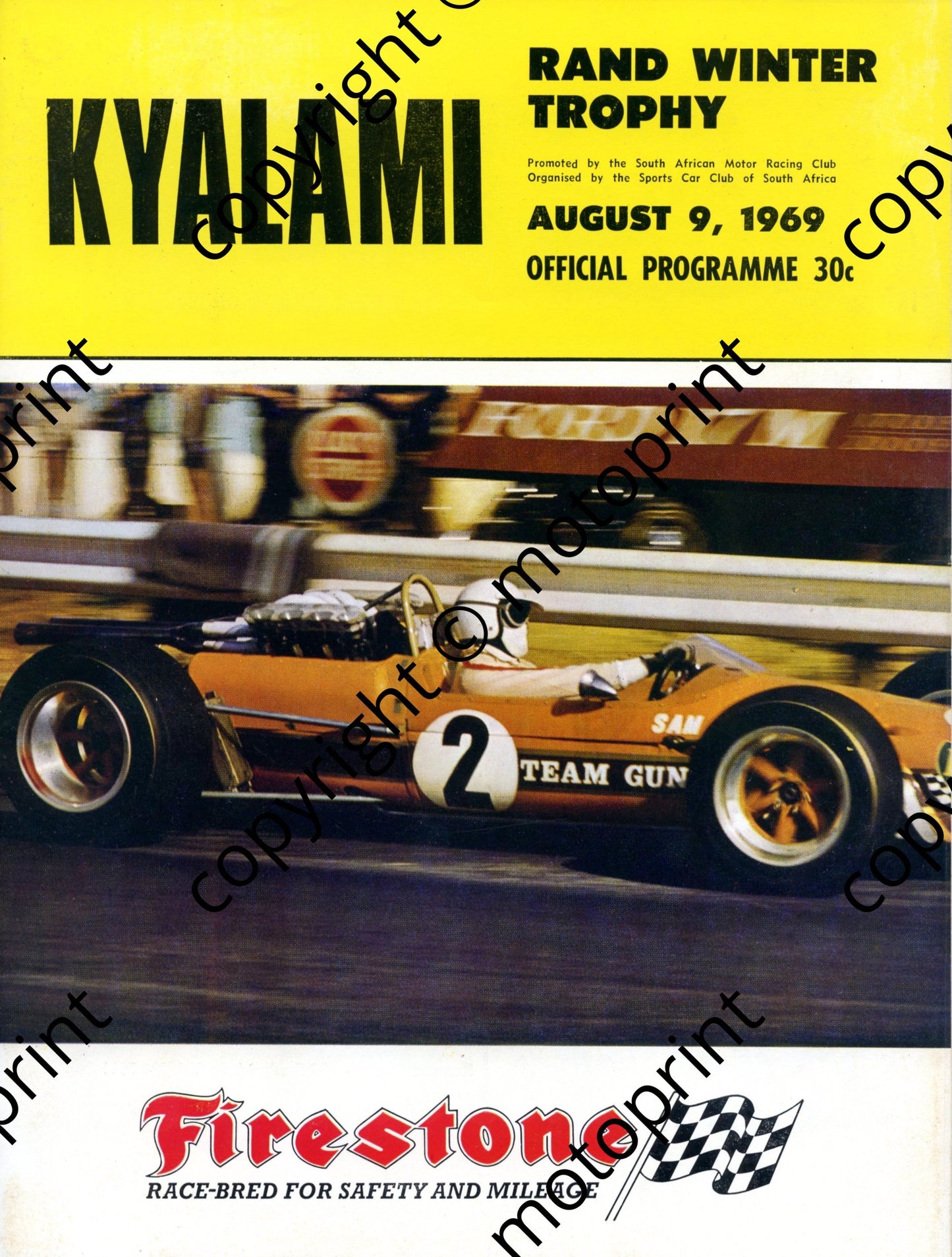 1969 Rand Winter; pics FF, F5000, entry lists Bardahl FV, motorcycles, FF and FV, Onyx, F1, SA saloons, lap speed table 001