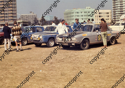 1969 Total Rally 9  Dr Eymann, Heidi Fuchs Audi 23 Chris Swanepoel, Gus Crous R8 (Ben van Rensburg) (9)