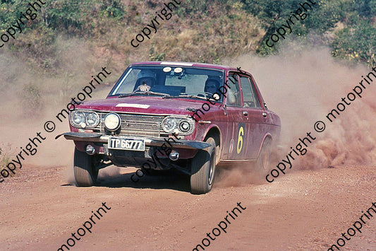1969 Total Rally Ewald and Minota Van Bergen Datsun special stage
