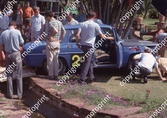 1969 Total Rally f 23 Chris Swanepoel, Gus Crous R8 dinged  (Ben van Rensburg) (1b)