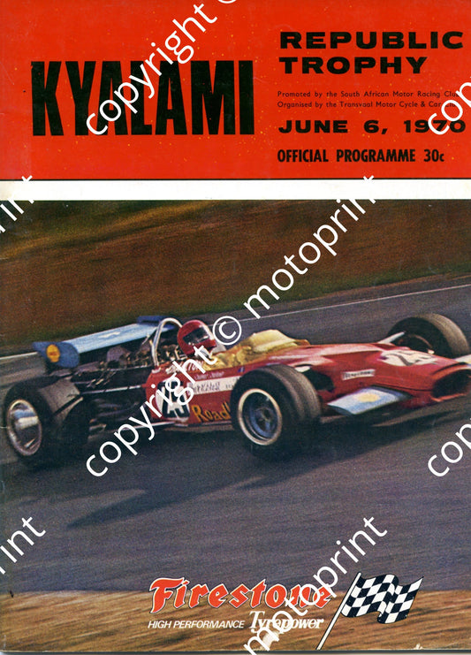 1970 Republic Trophy; F1 March cutawway, Star prod drivers,entry list motorcycle, SA saloons, FF. FV. F1 5000, Star prod car  001