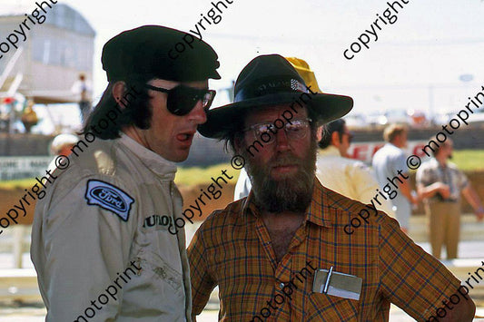 1970 SA GP Jackie Stewart and Denis Jenkinson MotorSport journalist (thanks Vito Momo via G Cavalieri) 028 cropped
