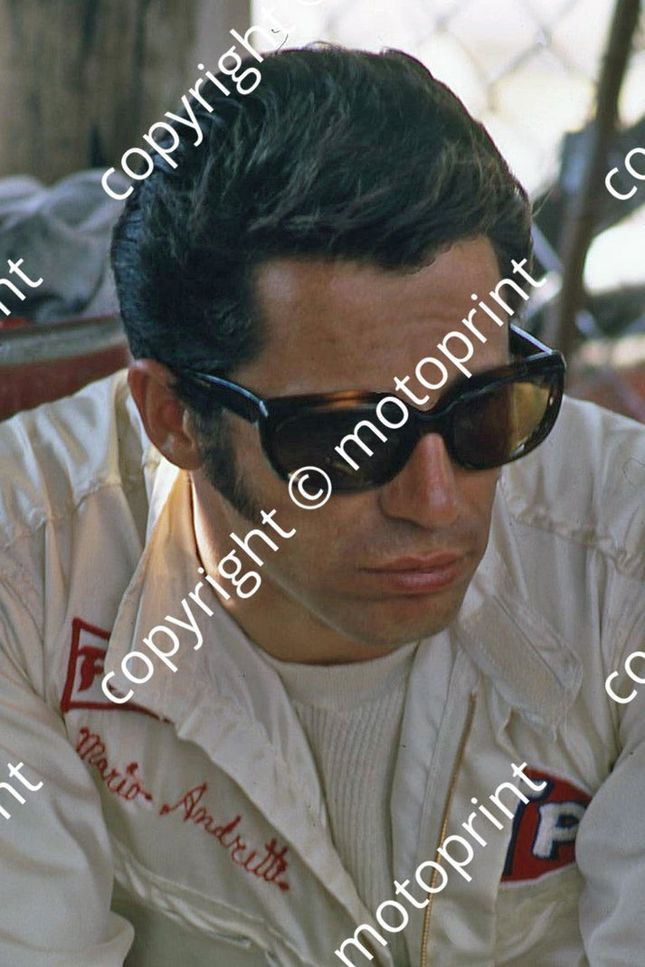 1970 SA GP Mario Andretti portrait (thanks Vito Momo via G Cavalieri ...