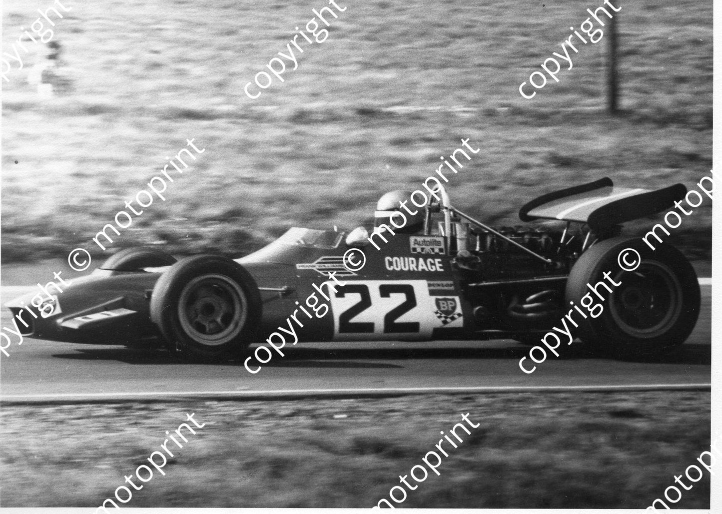 1970 SA GP Piers Courage De Tomaso (permission Malcolm Sampson Motorsport Photography) 233