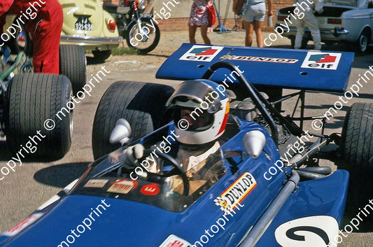 1970 SA GP Tyrrell March Johnny Servoz-Gavin in car paddock (thanks Vito Momo via G Cavalieri) 033