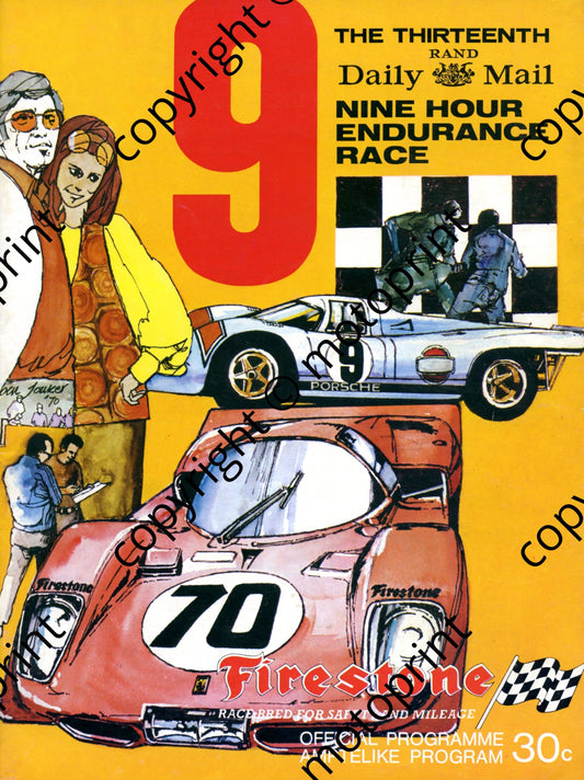 1970 Thirteenth 9 hr; entry list  001