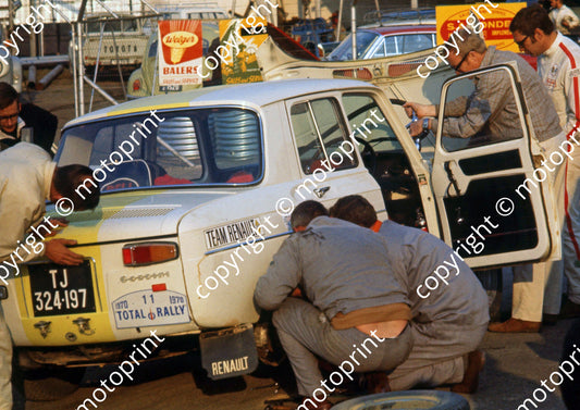 1970 Total 11 Chris Swanepoel, ....R8 Gordini  (Ben van Rensburg) (57)