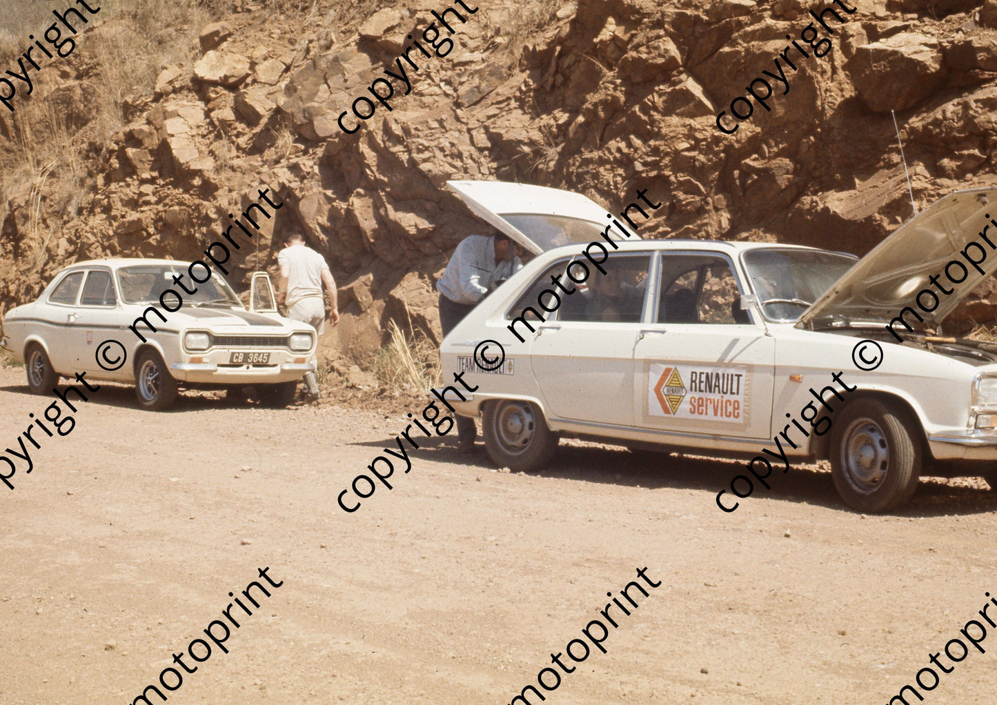 1970 Total Rally Escort 1600 GT press car serviced by Renault (Ben van Rensburg) (19)