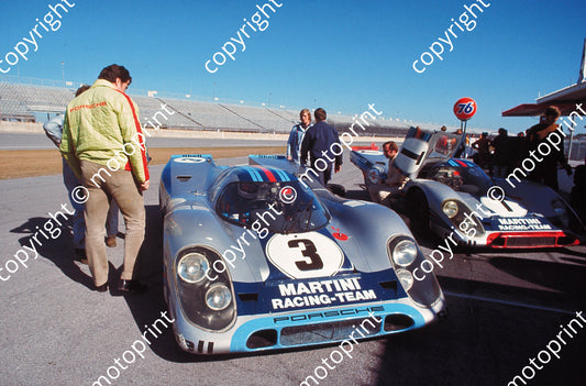 1971 Daytona 24 hr Porsche  917 Martini