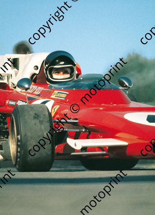1971 Italian GP (Monza)  Jackie Ickx  Ferrari 312B