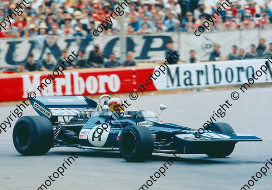 1971 Monaco GP Jackie Stewart Tyrrell 001 practice