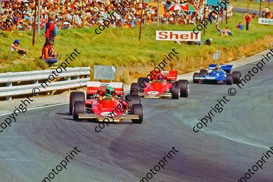 1971 SA GP Wisell, E Fittipaldi Lotus 72s, Cevert Tyrrell (thanks Ken Stewart) 148