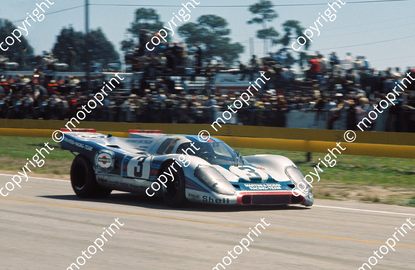 1971 Sebring 12 hr Vic Elford, Gerard  Larrousse Porsche 917