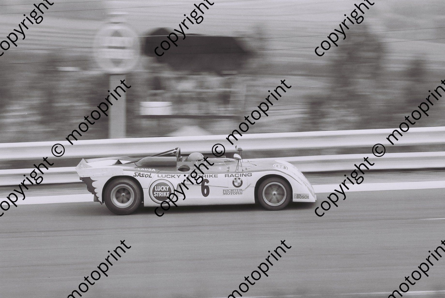 1972 9 hr 6 J Scheckter Lauda (in car) March 73S