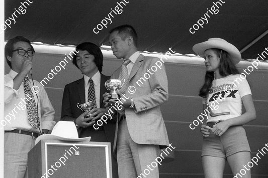 1972 9 hr Prizegiving Katayama Katechi, team manager (permission Roger Swan)