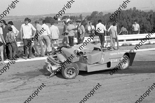 1972 9 hr SP 3 Lola DFV T282 Lafosse crashed practice (permission Malcolm Sampson Motorsport Photography) 1972 9 hr  (200)