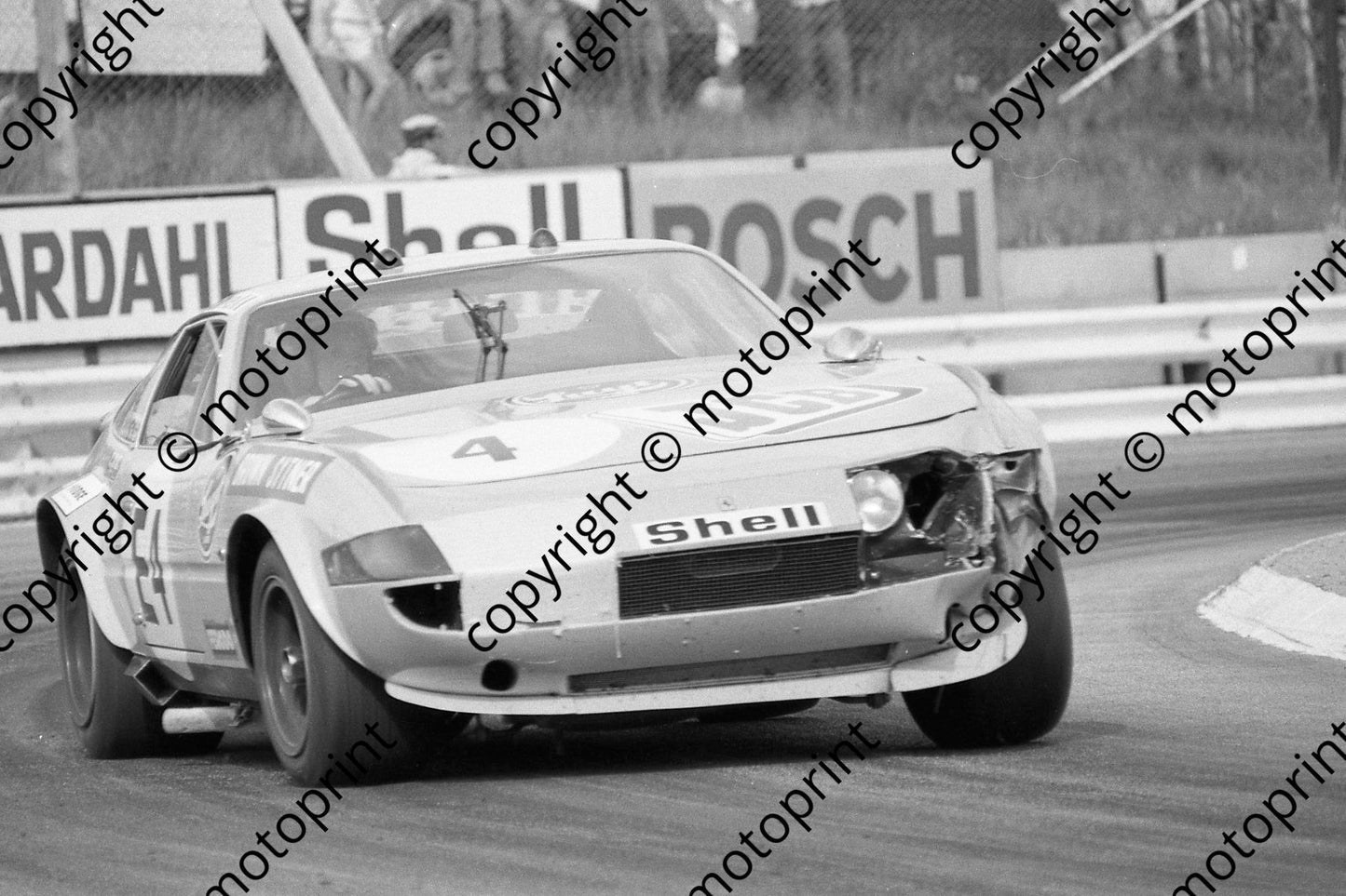 1972 9 hr SP 4 Ferrari Daytona Sytner Brown (permission Malcolm Sampson Motorsport Photography) 1972 9 hr  (19)