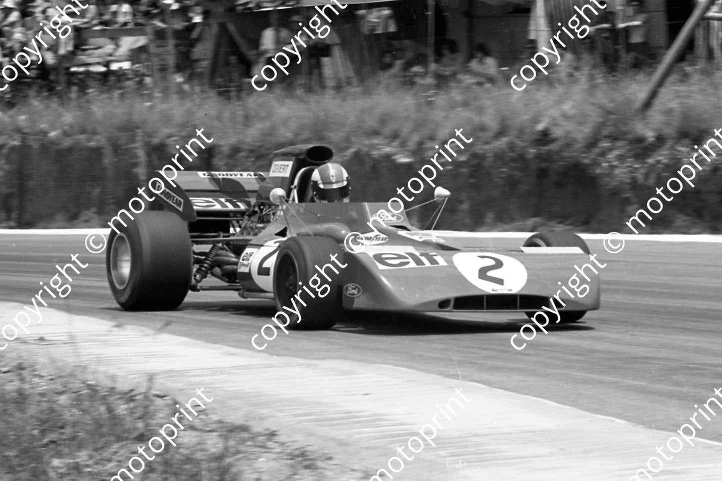 1972 SA GP SS 2 Cevert Tyrrell 002 (permission Malcolm Sampson Motorsport Photography)  (509)